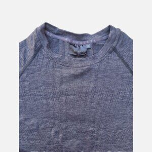 Men's Size Medium Alphalete Dark Gray Vented Short Sleeve Tee